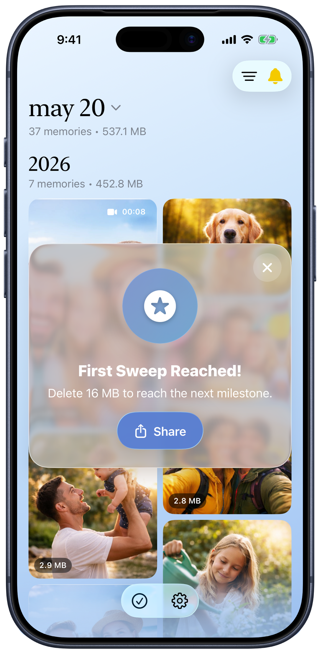 Storage milestones and achievements